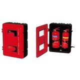 Kunststof beschermdoos voor 2 brandblussers