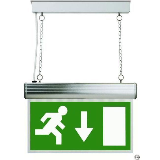 Elro Elro noodverlichtingsbord LED, inclusief 4 richtinglabels