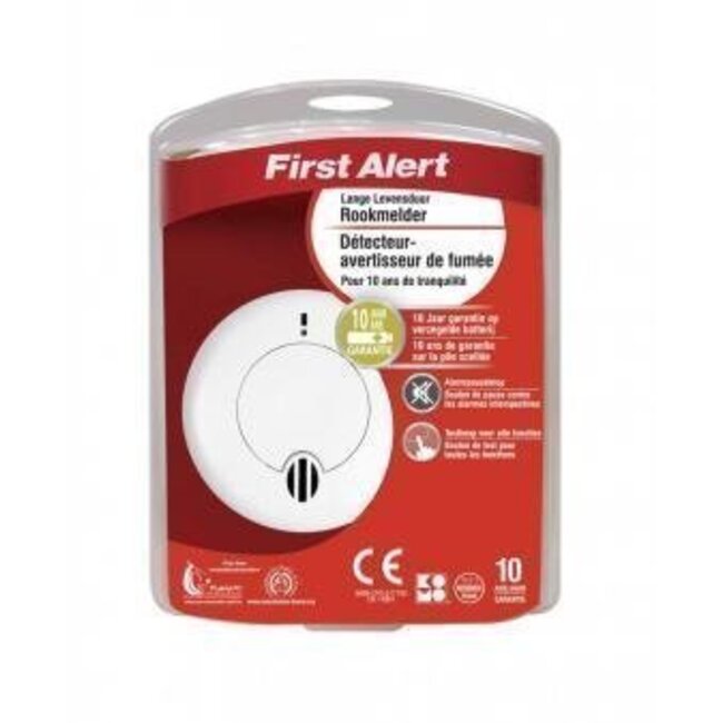 First Alert First Alert rookmelder met 10-jarige batterij - GRATIS magnetische montageset!