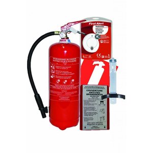Brandbeveiligingshop Brandblusserpakket poeder 6kg full option