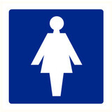 Pictogramme toilettes dames