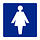 Pikt-o-Norm Pictogramme toilettes dames