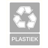 Pictogramme recyclage en plastique