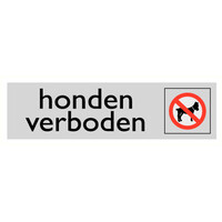 Pikt-o-Norm Pictogramme texte chiens interdits