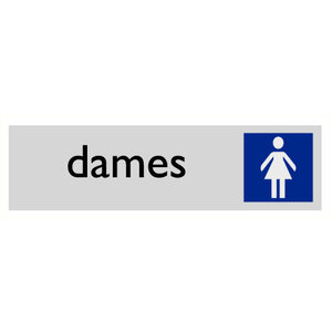 Pikt-o-Norm Pictogramme texte toilettes dames