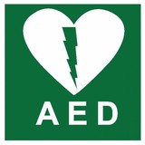 Pictogramme de sécurité DAE PVC