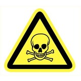 Pictogramme de sécurité danger substance toxique