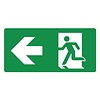 Pikt-o-Norm Pictogramme de sécurité sortie de secours gauche