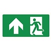 Pikt-o-Norm Pictogramme de sécurité sortie de secours tout droit