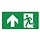 Pikt-o-Norm Pictogramme de sécurité sortie de secours tout droit