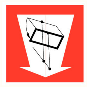 Pikt-o-Norm Pictogramme de sécurité trappe de désenfumage