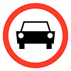 Pikt-o-Norm Pictogramme de sécurité Interdiction voiture