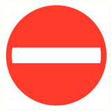 Pictogramme de sécurité Sens unique