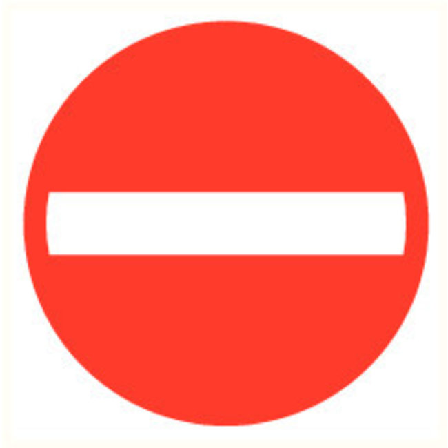 Pikt-o-Norm Pictogramme de sécurité Sens unique