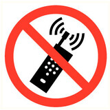 Pictogramme de sécurité Portable interdit
