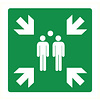 Pikt-o-Norm Pictogramme de sécurité Point de ralliement