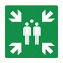 Pikt-o-Norm Pictogramme de sécurité Point de ralliement