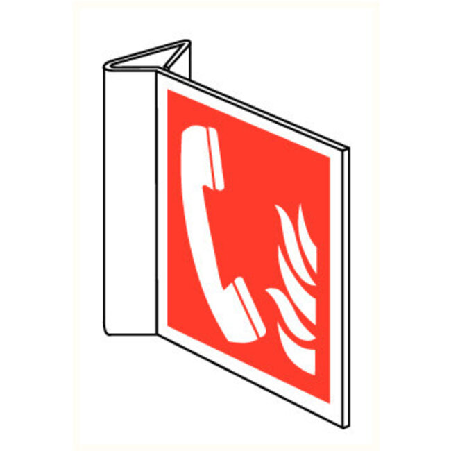 Pikt-o-Norm Pictogramme de sécurité téléphone d'incendie