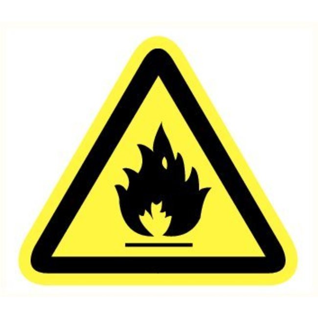 Pikt-o-Norm Pictogramme de sécurité danger substances inflammable
