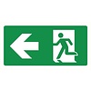 Pikt-o-Norm Pictogramme de sécurité sortie de secours gauche