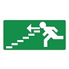 Pikt-o-Norm Pictogramme de sécurité sortie de secours gauche escaliers