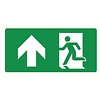 Pikt-o-Norm Pictogramme de sécurité sortie de secours tout droit