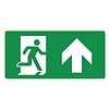 Pikt-o-Norm Pictogramme de sécurité sortie de secours tout droit