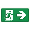 Pikt-o-Norm Pictogramme de sécurité sortie de secours droite