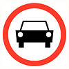 Pikt-o-Norm Pictogramme de sécurité Interdiction voiture