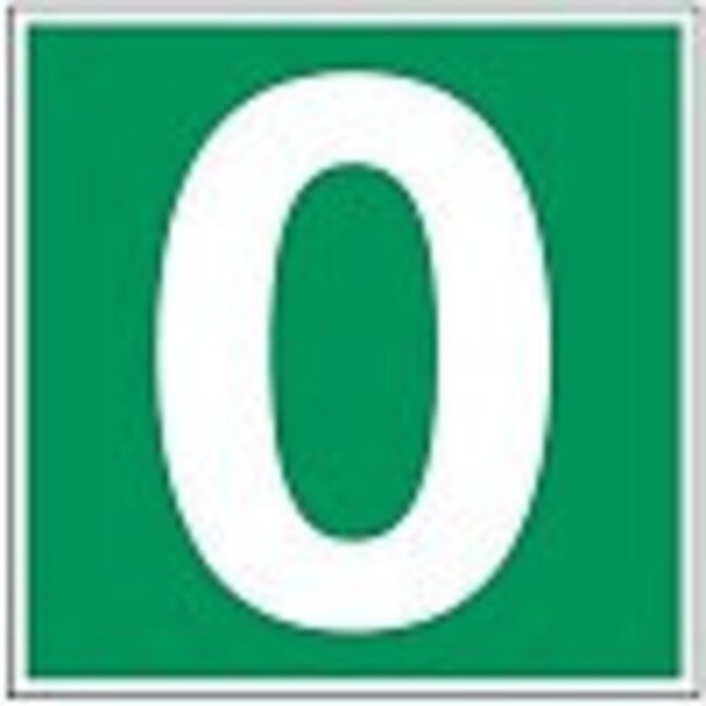 Pikt-o-Norm Pictogramme de sécurité étage -1 jusqu'à 12 PVC