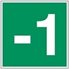 Pikt-o-Norm Pictogramme de sécurité étage -1 jusqu'à 12 PVC