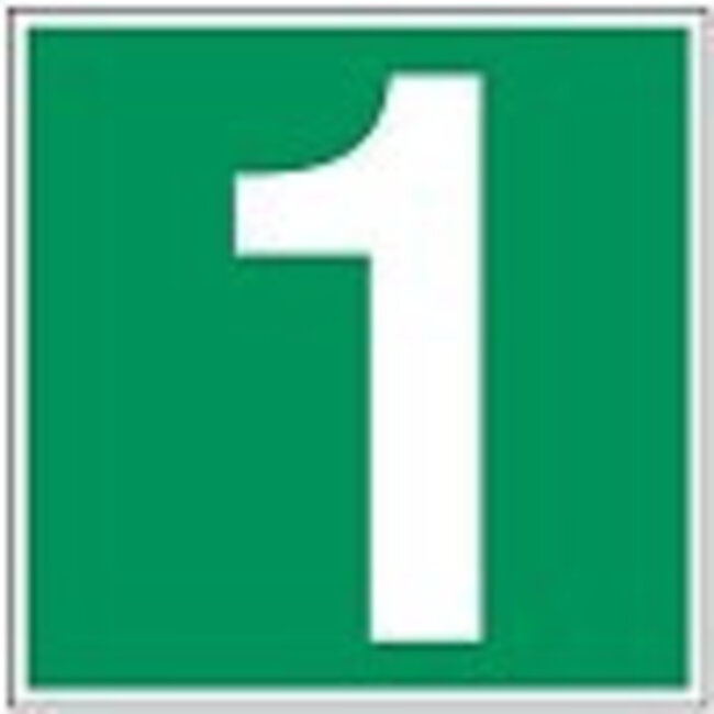 Pikt-o-Norm Pictogramme de sécurité étage -1 jusqu'à 12 PVC