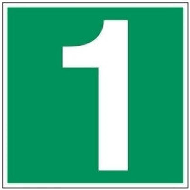 Pikt-o-Norm Pictogramme de sécurité étage -1 jusqu'à 12 autocollant