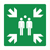 Pikt-o-Norm Pictogramme de sécurité Point de ralliement