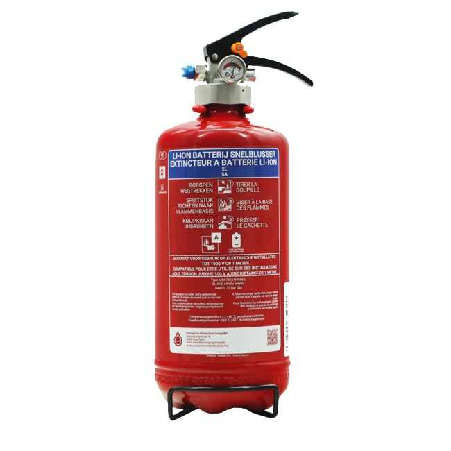 Brandbeveiligingshop Waterbrandblusser 6l (A) permanente druk