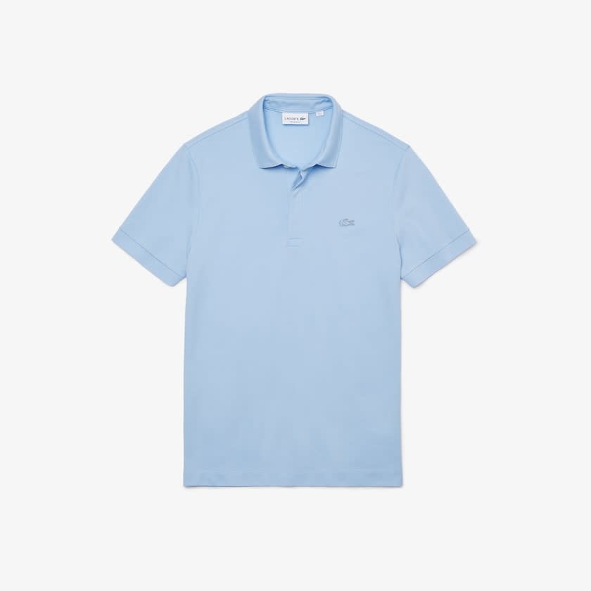 Zakje contrast micro Paris Edition Lacoste polo heren regular fit stretch katoenpiqué -  Oostvogel Herenmode