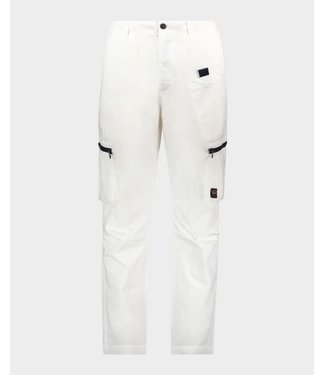 Paul & Shark Paul & Shark Cargo Broek  Super Soft Pima Katoen Wit