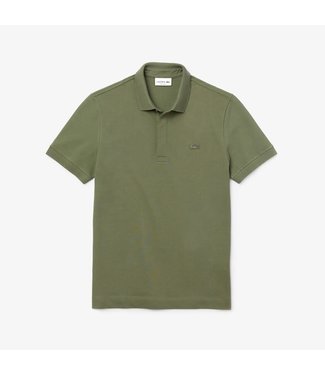 Lacoste Lacoste, Smart Paris, Heren Polo van Stretch Katoen Piqué , Regular Fit, Groen, Khaki