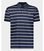 Paul & Shark Polo, Gemercericeerd Katoen, Dubbele Streep Blauw Wit