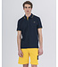 Paul & Shark Polo Korte Mouw, Donkerblauw met Gele Accenten