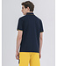 Paul & Shark Polo Korte Mouw, Donkerblauw met Gele Accenten