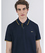 Paul & Shark Polo Korte Mouw, Donkerblauw met Gele Accenten