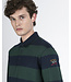 Paul & Shark Paul & Shark Polo Lange Mouw, Donkerblauw/Groen Gestreept