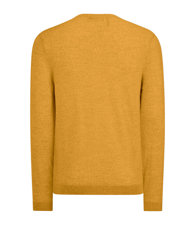 Maerz Munchen Maerz Munchen, Trui, Ronde Hals, Summer Merino Wol, Mais Geel