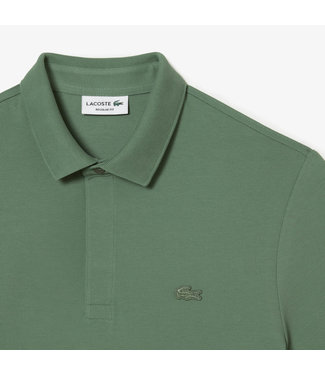 Lacoste Lacoste, Smart Paris, Heren Polo van Stretch Katoen Piqué , Regular Fit, Soft Groen