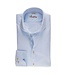 Stenstroms Overhemd, Casual, Katoen, Lange Mouw, Lichtblauw, Fijne Streep, New Slimline