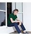 Lacoste Smart Paris, Heren Polo van Stretch Katoen Piqué , Regular Fit, Groen