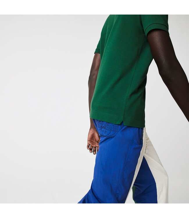 Lacoste Smart Paris, Heren Polo van Stretch Katoen Piqué , Regular Fit, Groen
