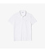 Lacoste Smart Paris, Heren Polo van Stretch Katoen Piqué , Regular Fit, Wit