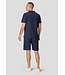 Clean Cut Copenhagen Clean Cut Copenhagen Polo, Donkerblauw, Korte Mouw, Knooploze Kraag